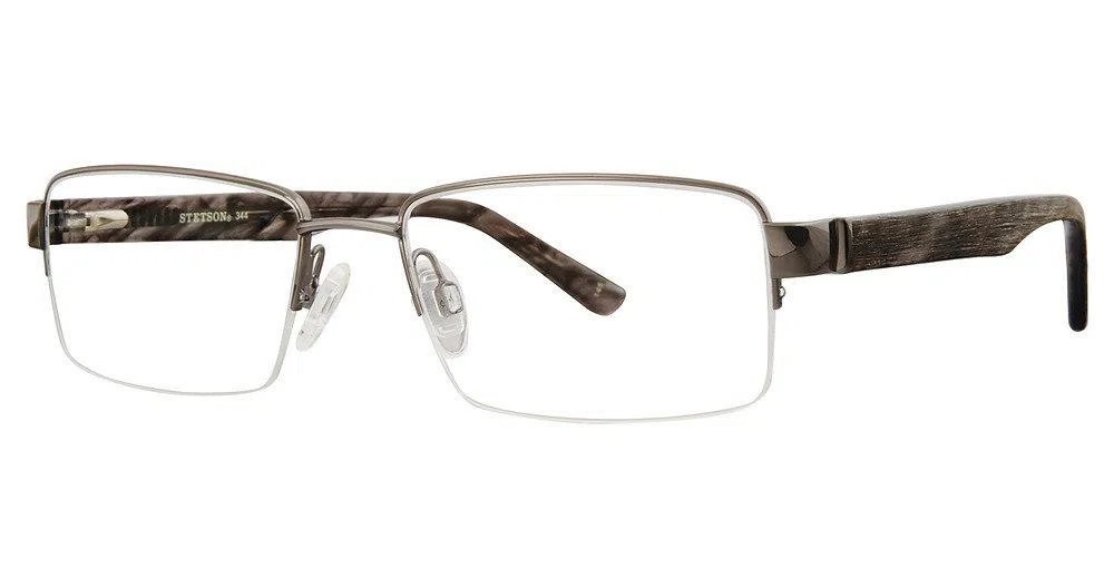 Stetson S344 Eyeglasses - Light Gunmetal - view 2